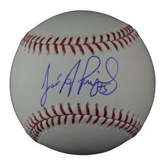 Jose Albert Pujols Autographed Baseball with Rare Full Name